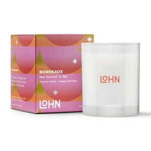LOHN Bordeaux Candle - Red Currant & Oak - NIB ($40 Retail)